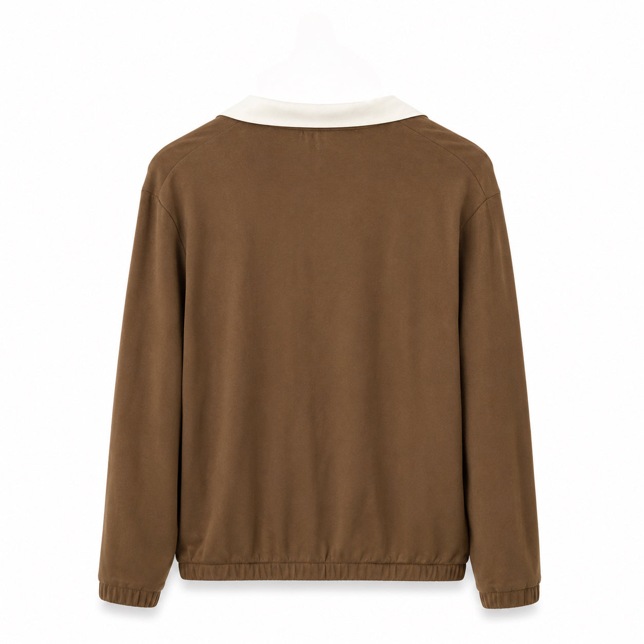 Beige Bomber Jacket