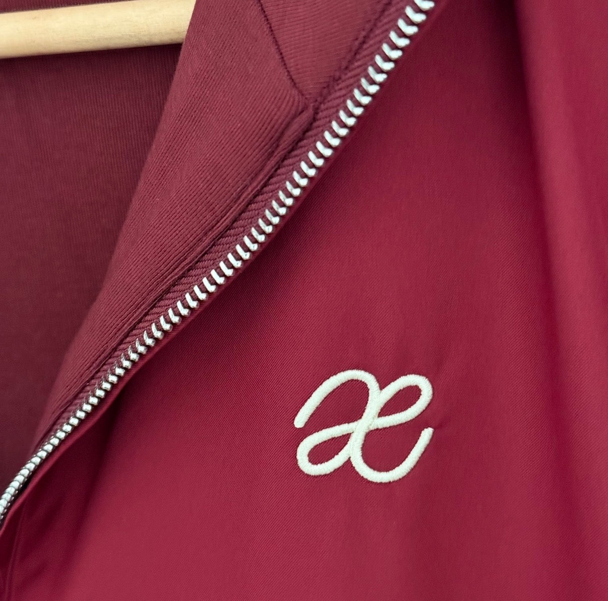 Burgundy Bomber Jacket