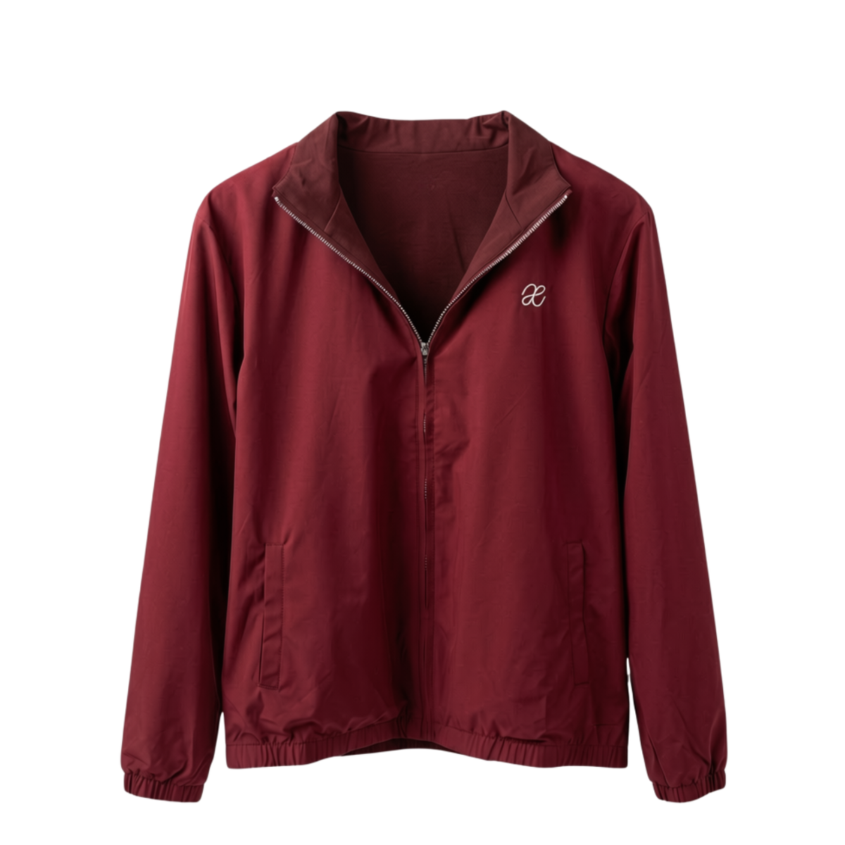 Burgundy Bomber Jacket