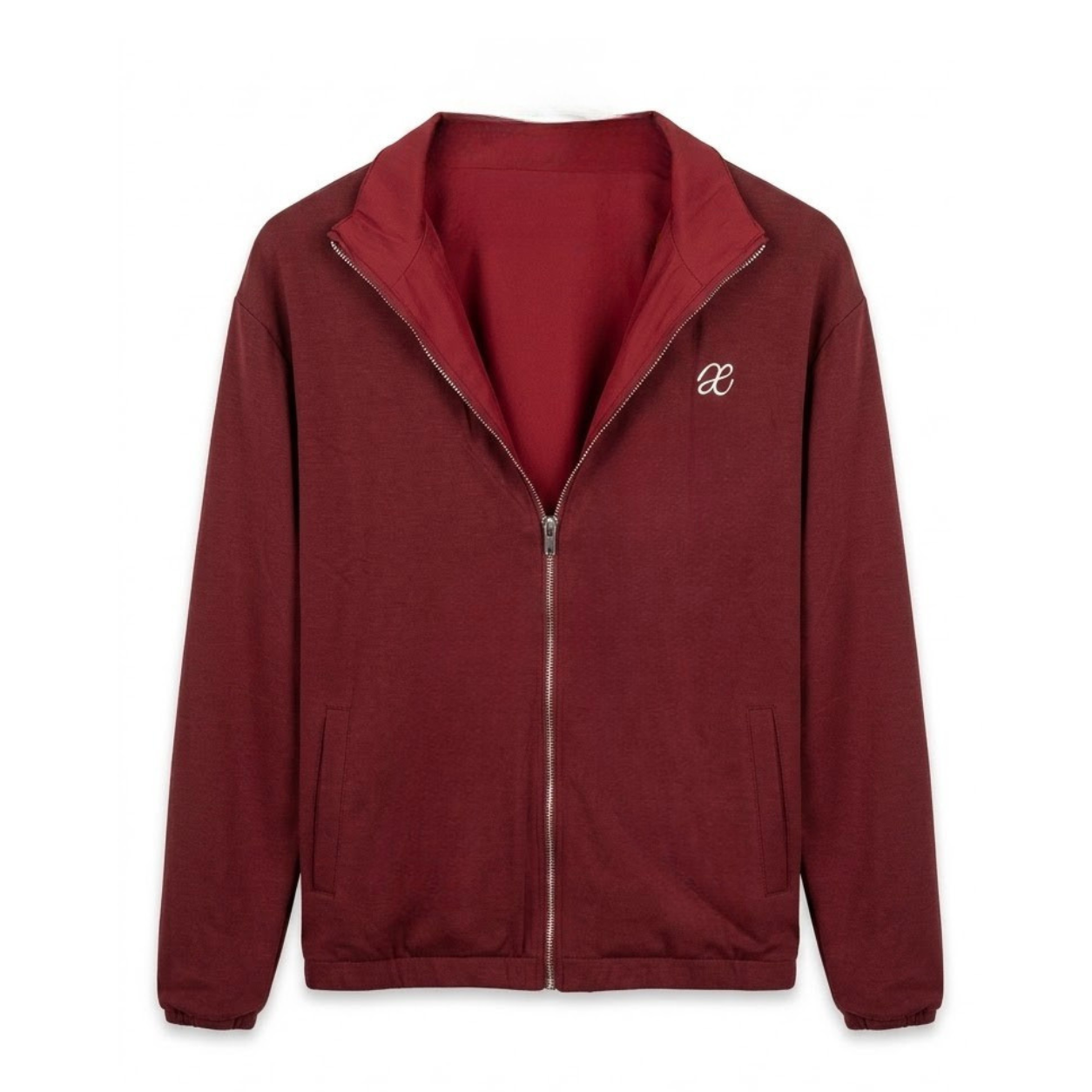 Burgundy Bomber Jacket