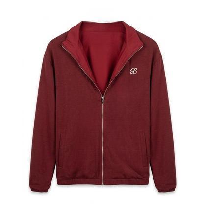 Burgundy Bomber Jacket