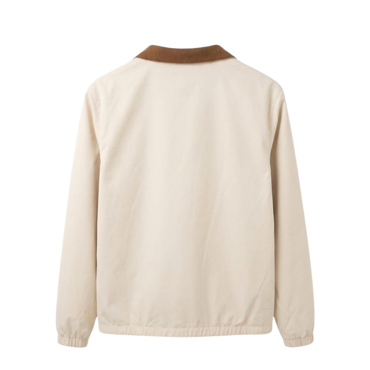 Beige Bomber Jacket